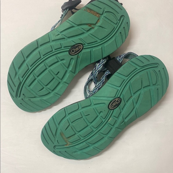 Chacos Women’s Black and Blue Strappy Sandals sz 7 - Picture 2 of 10